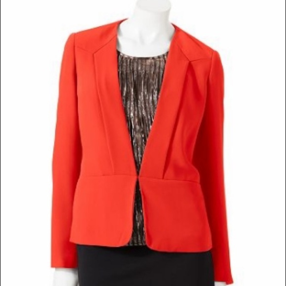 NWOT Red lined blazer